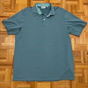 KJUS Striped Shortsleeve Golf Polo Sz XXL